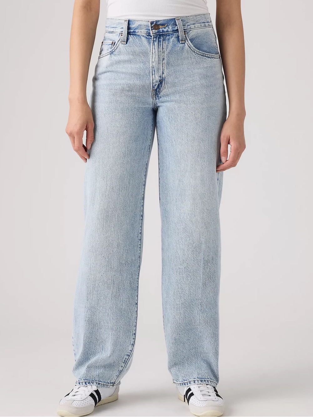 Leviβs Light Wash High-Rise Womenβs Baggy Dad Jeans